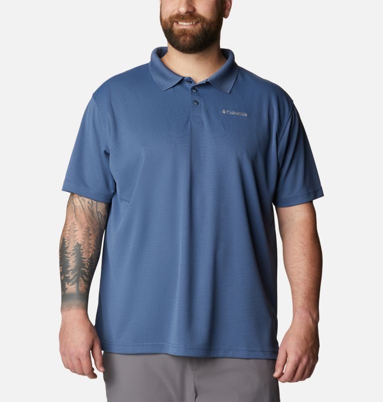 Tricouri Polo Columbia Utilizer Barbati Bleumarin | Plus Size XTZMSAQ01